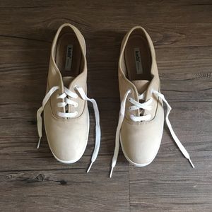 Less Champion in Cream Suede