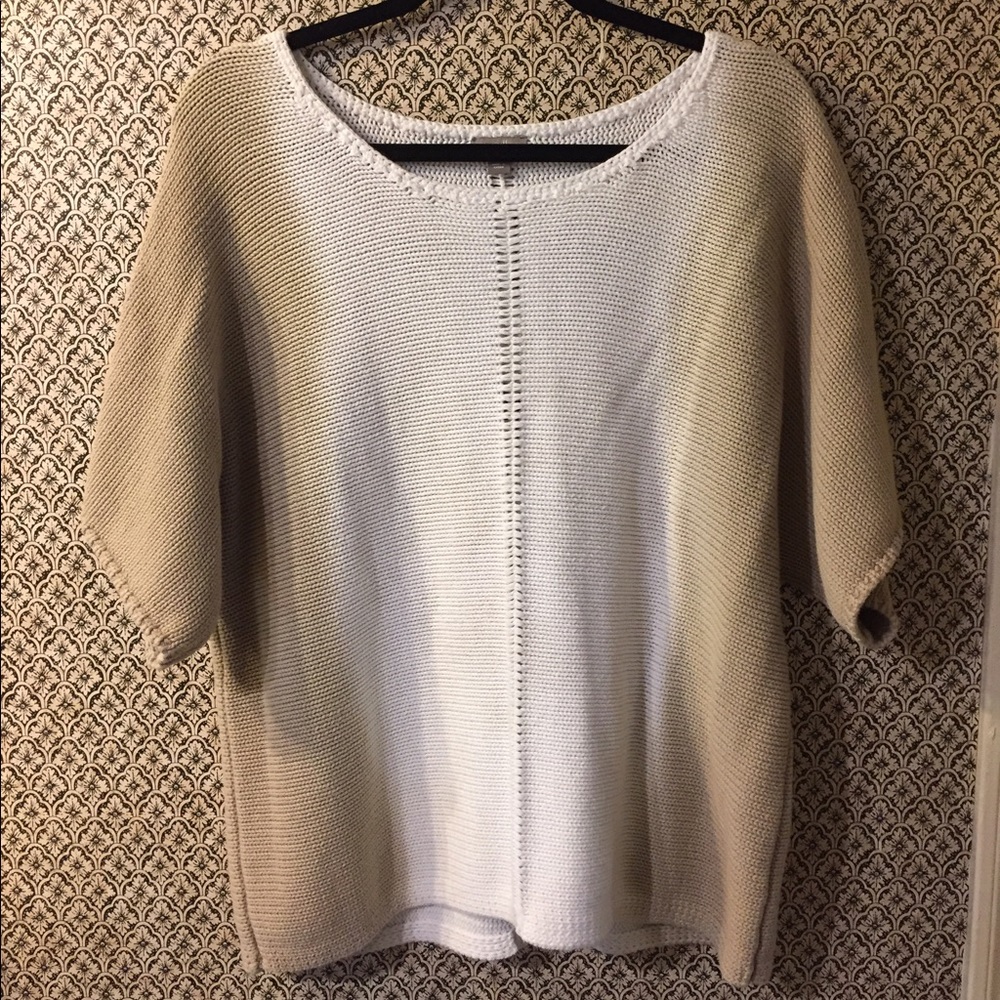 J. Jill Oversized Batwing Ombré Gradient Sweater