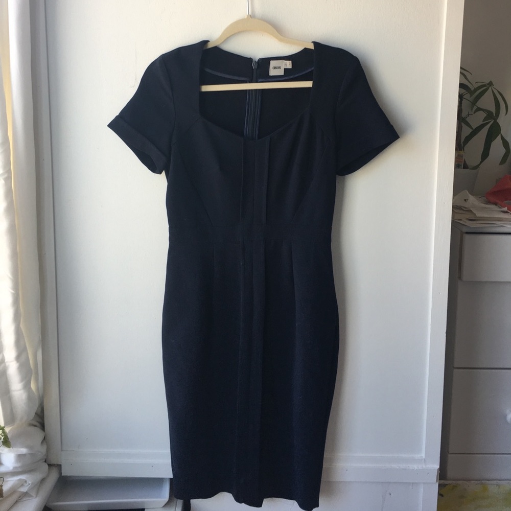 Navy Asos Dress