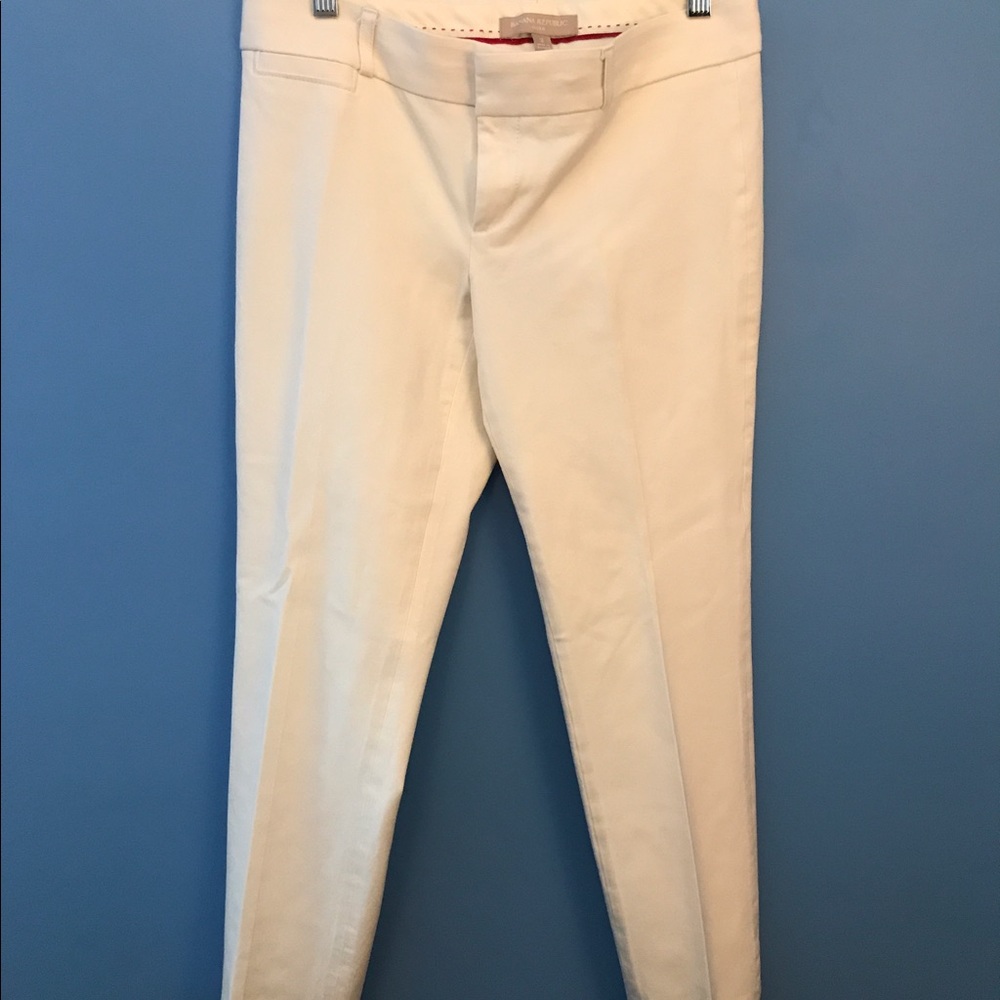 Banana republic white pants