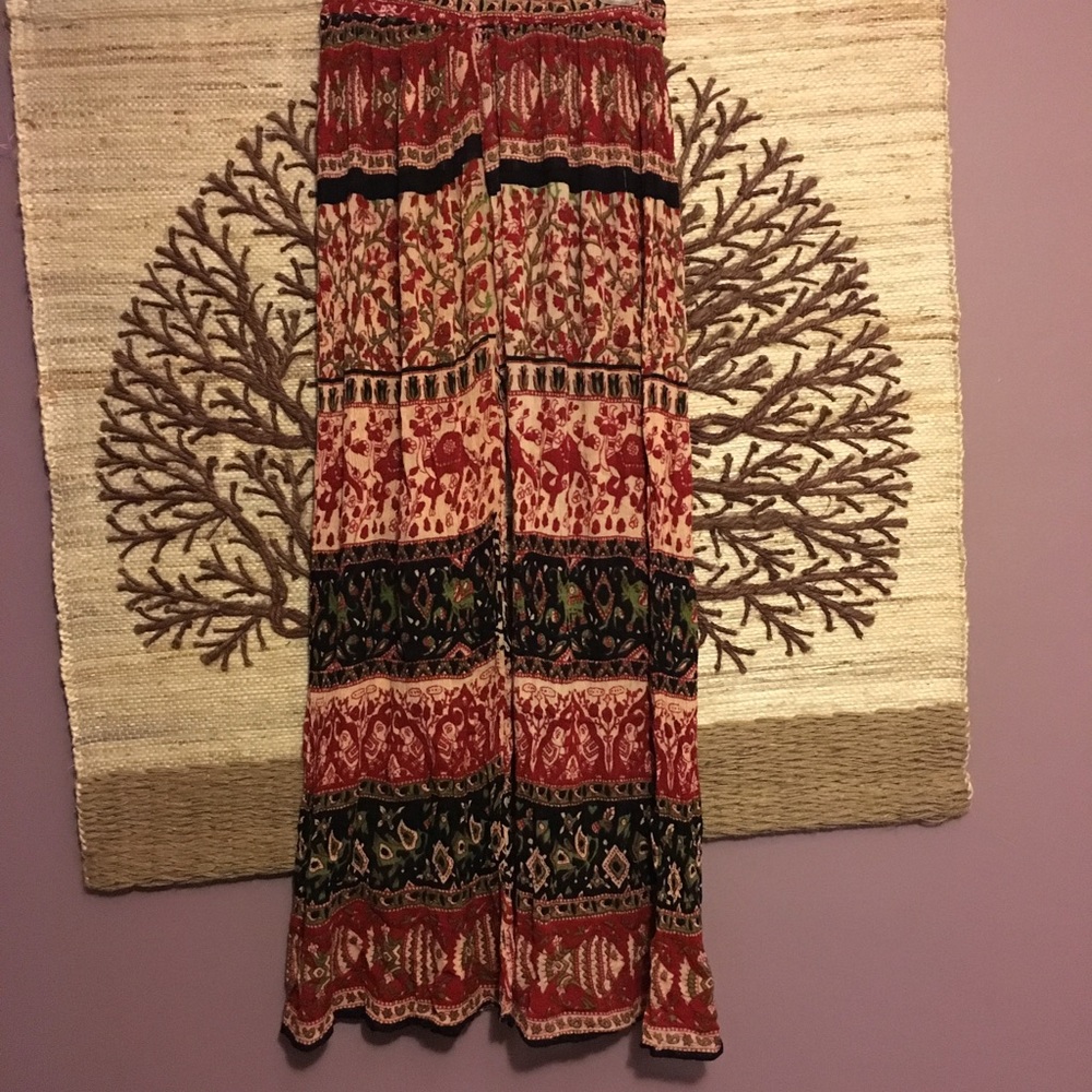 Printed Wide leg pants, never worn xs/s