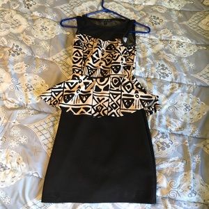 Peplum dress
