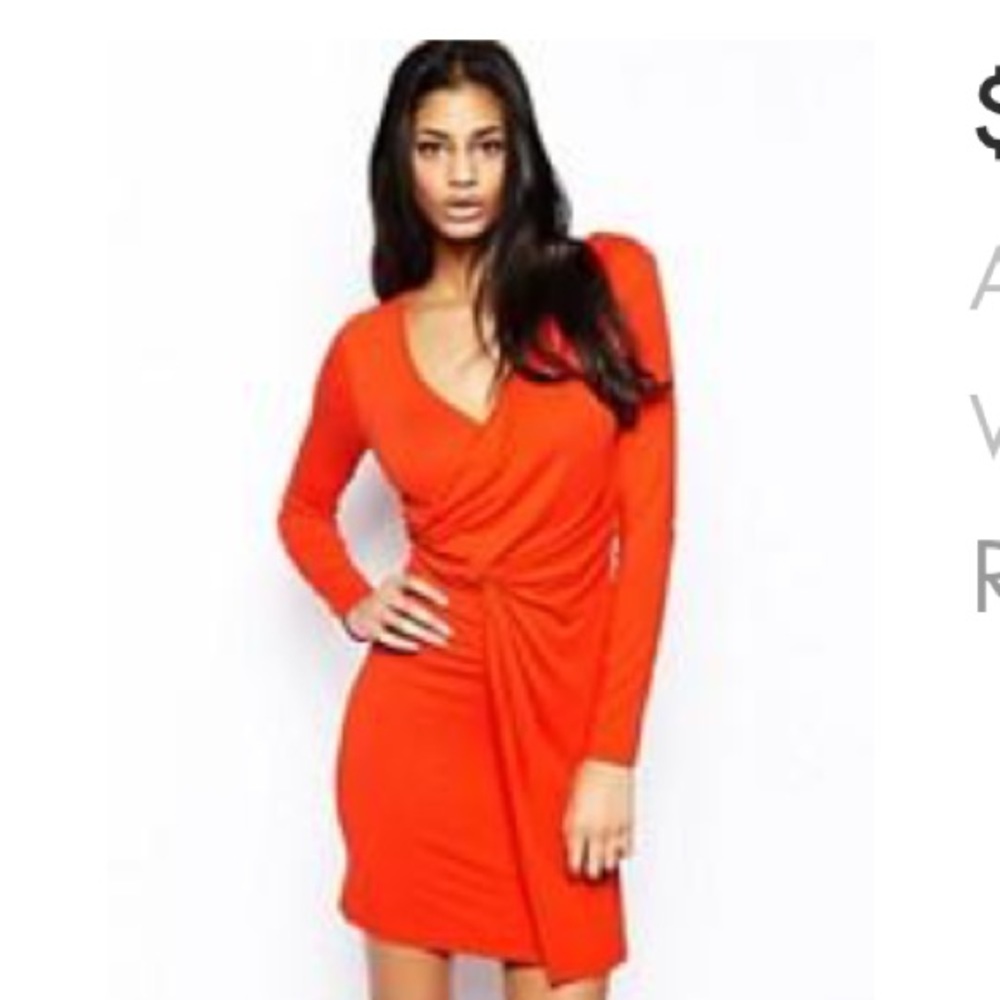 Brand New Sexy ASOS Wrap Dress (size 6)