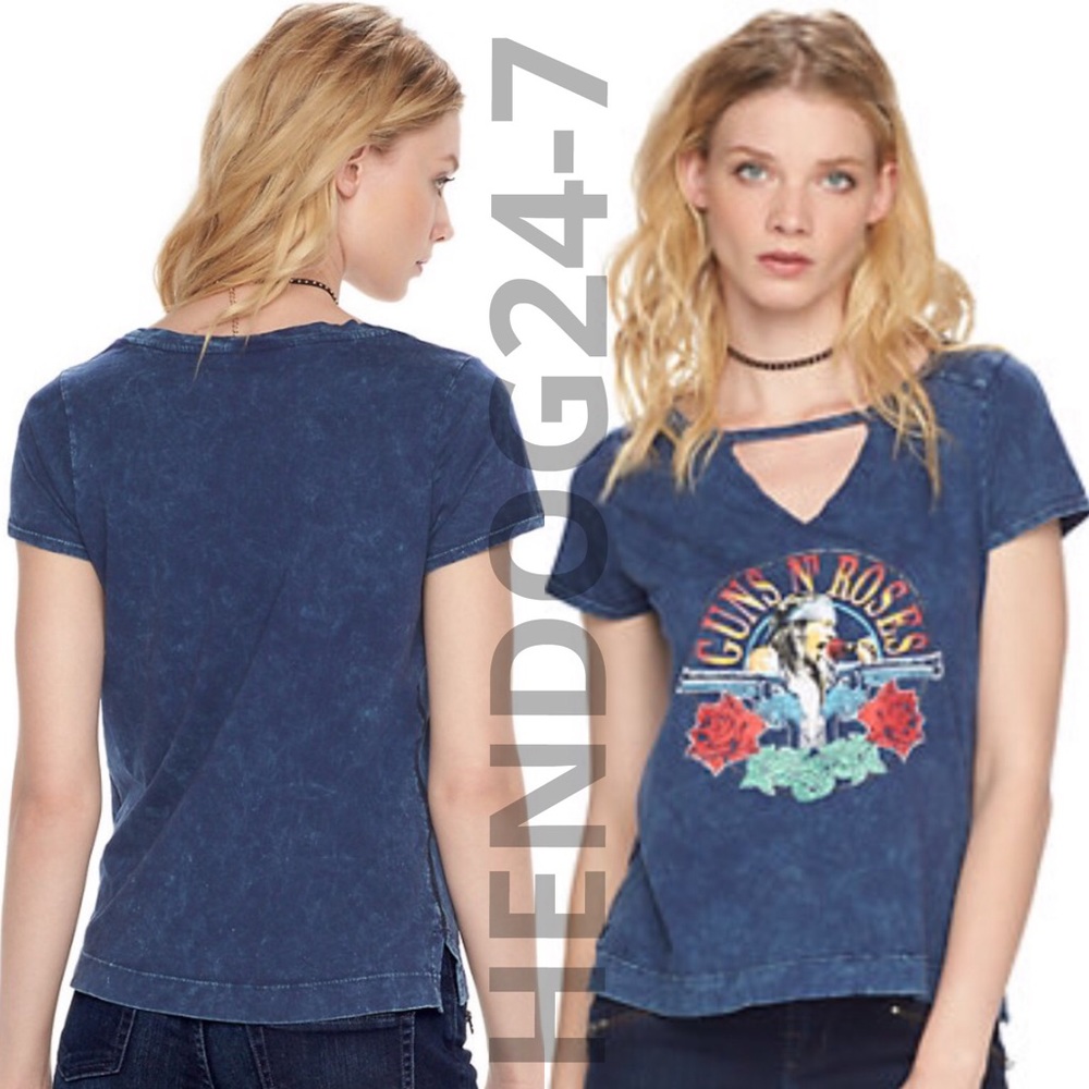 ROCK & REPUBLIC GUNS N' ROSES GRAPHIC WOMEN'S TEE
