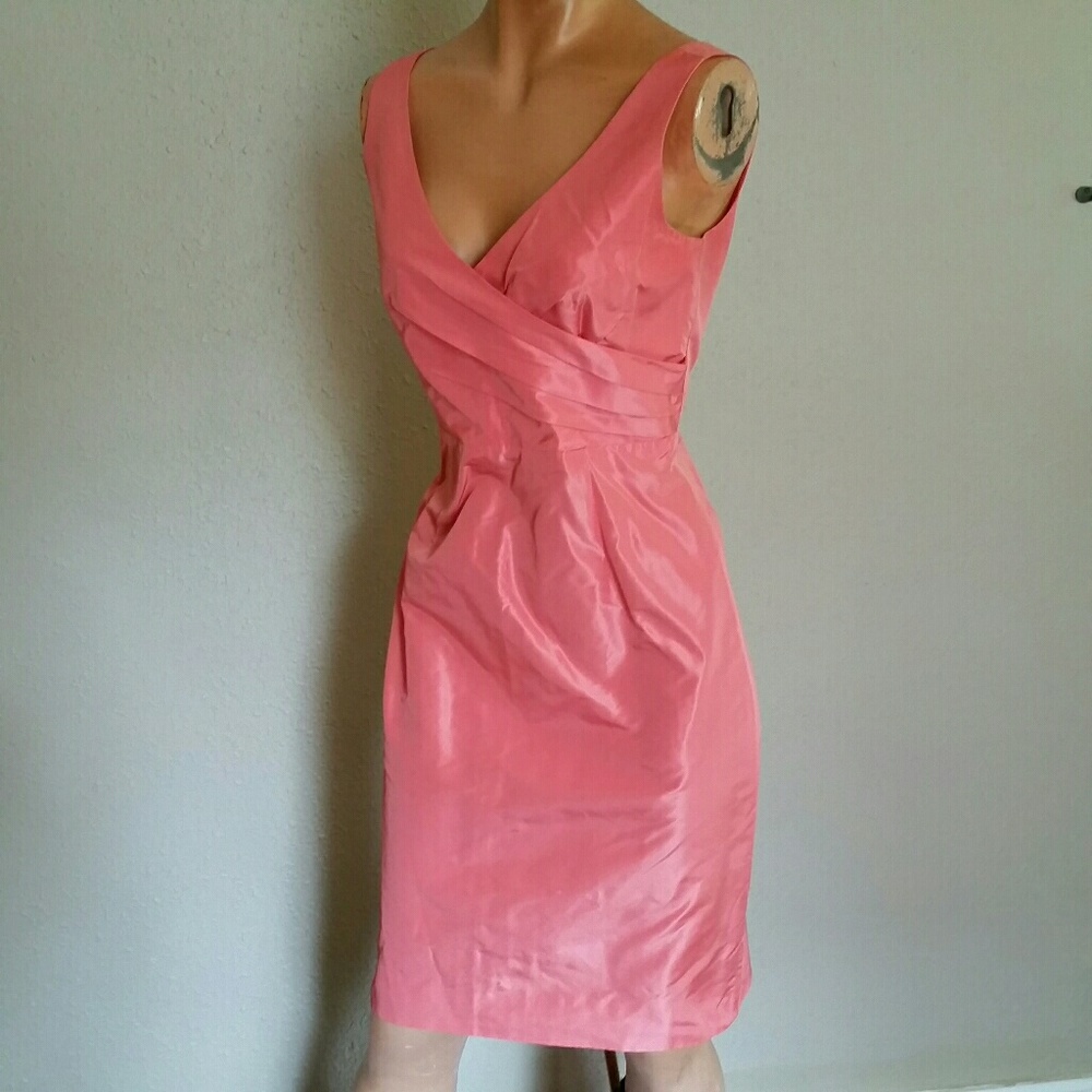 Pink J. Crew cocktail dress