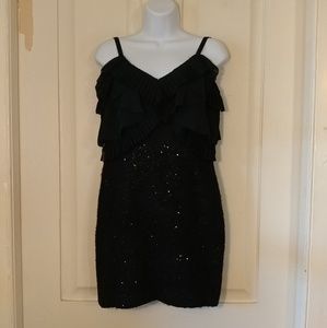 Ann Taylor LOFT black cocktail dress