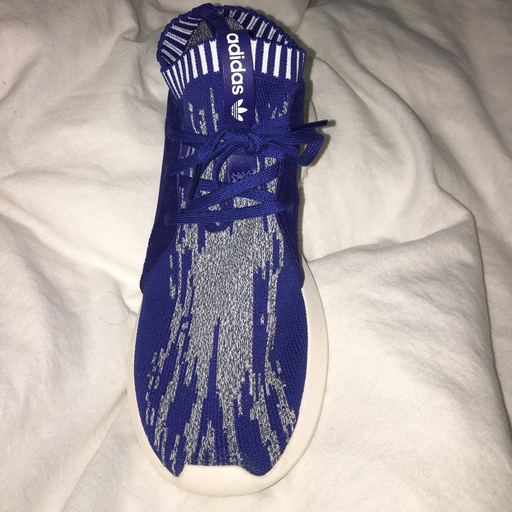 Blue adidas size 7.5