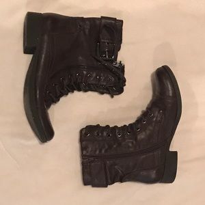 Guess Lace up Combat Boots - GENTLY WORN