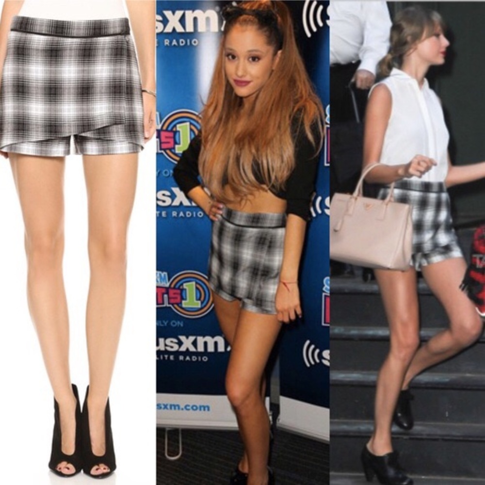 NEW Robert Rodriquez Plaid Print SKORT - Picture 2 of 8