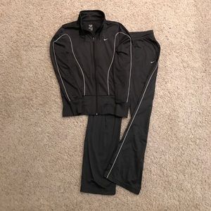 Ladies Nike charcoal tracksuit