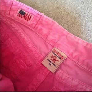 True Religion Pink Ombré Shorts