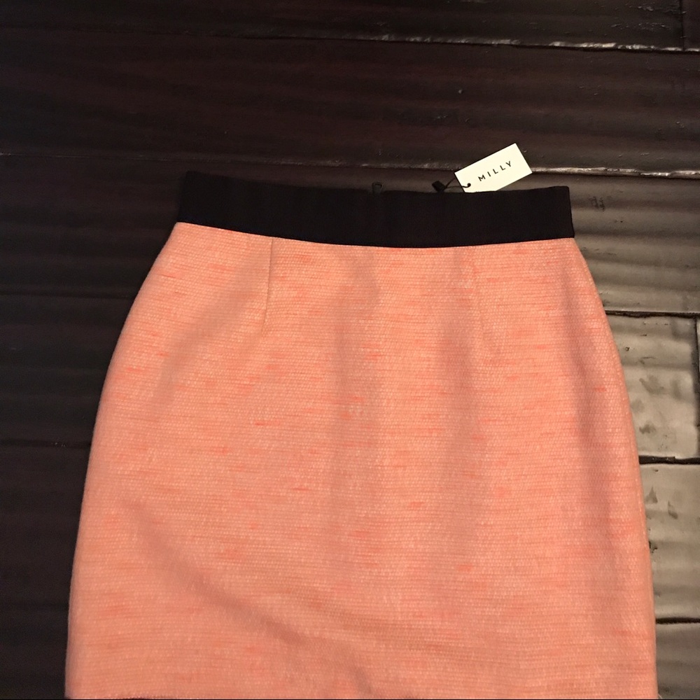 Milly Lush Tweed Skirt