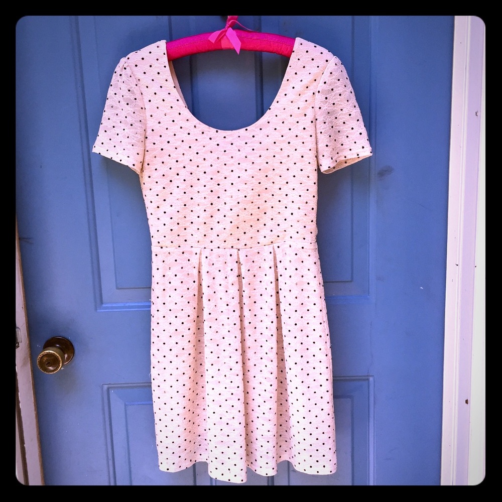 UO Polka Dot Lace Dress