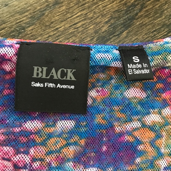 Saks Fifth Ave Black Label V-neck Blouse Top - Picture 3 of 5