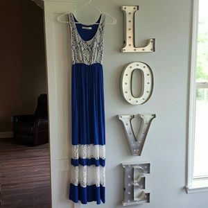 Modern vintage maxi dress