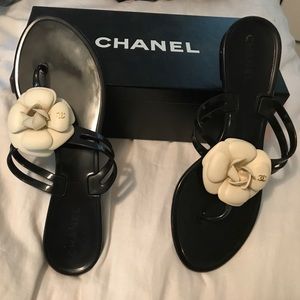 **SOLD****Chanel Camellia Sandals size 41