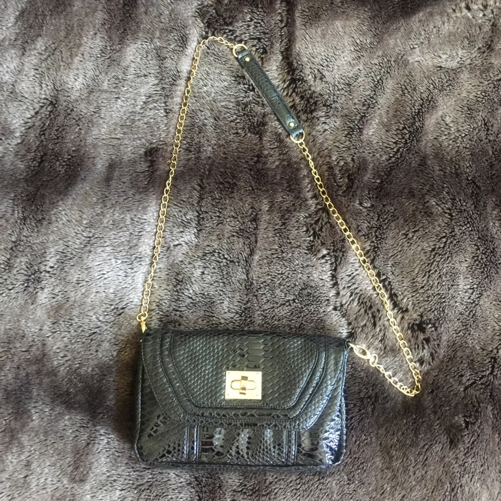 Black handbag