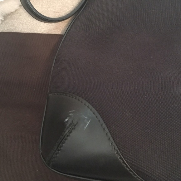 ❤️ Gucci Black Fabric Leather Trim Purse - Picture 5 of 8