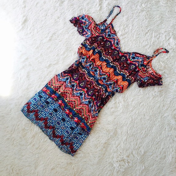 Clearance❗️"Maya" Open Shoulder Boho Dress 💖 - Picture 3 of 7