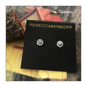 Rebecca Minkoff Caged Button Studs