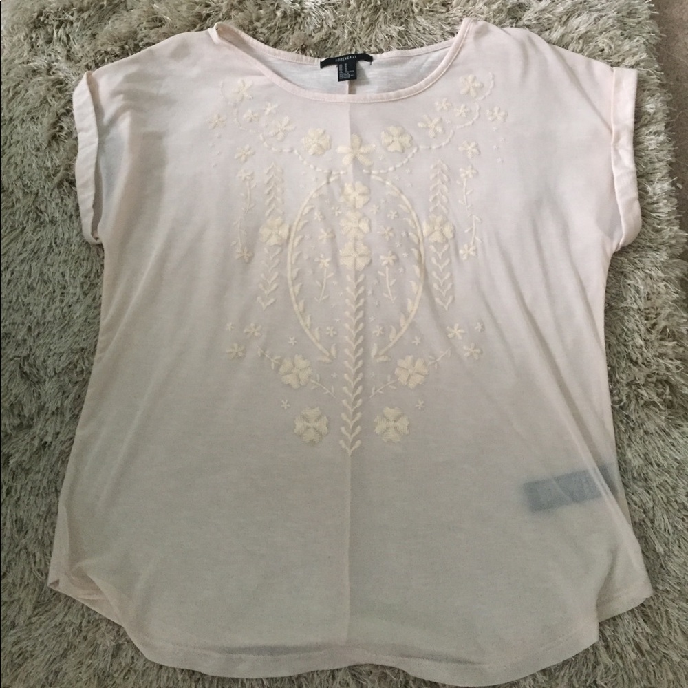 Forever21 Tan Shirt