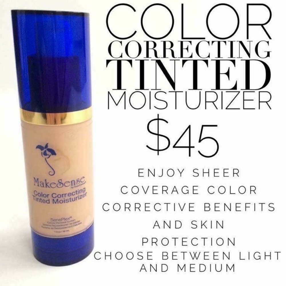 Coloring correcting tinted moisturizer.