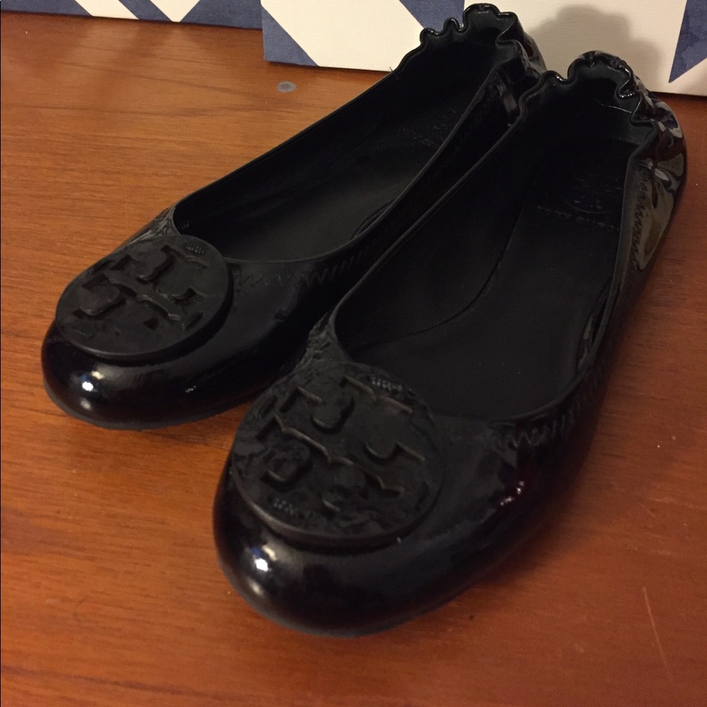 Black Tory Burch Flats Size 7