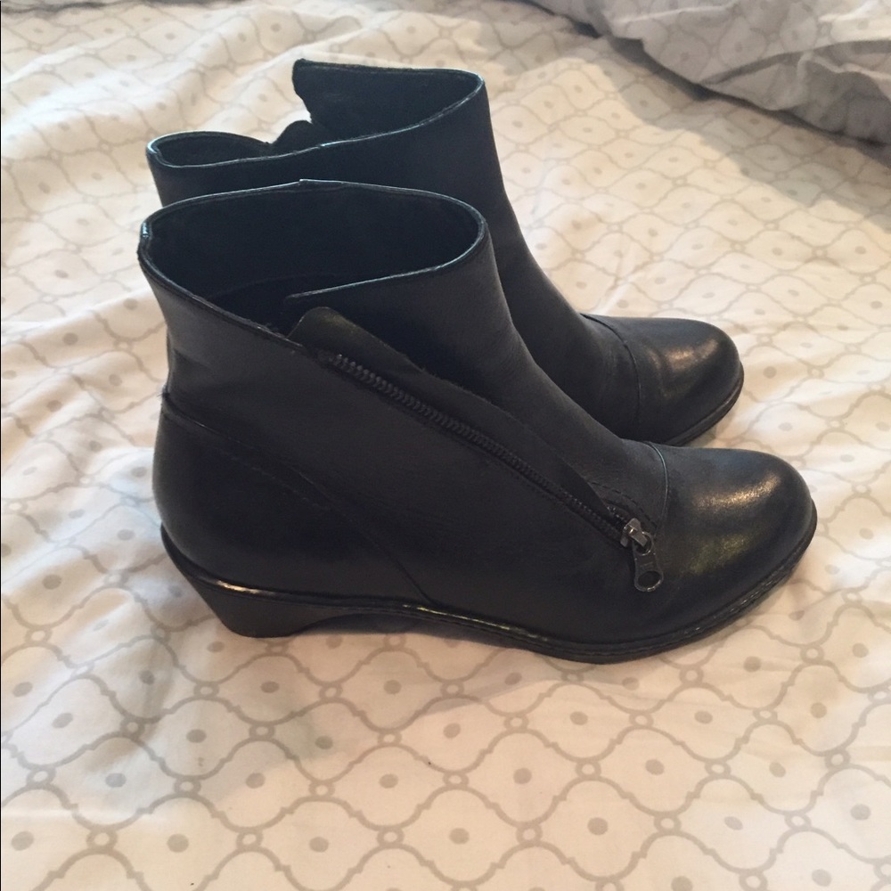 Dansko black ankle boots