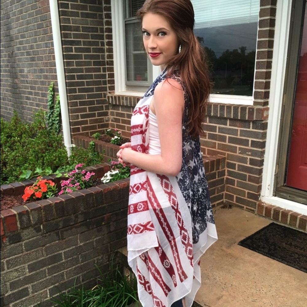American Flag Shaw - Picture 4 of 6