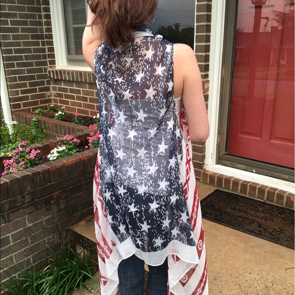 American Flag Shaw - Picture 6 of 6