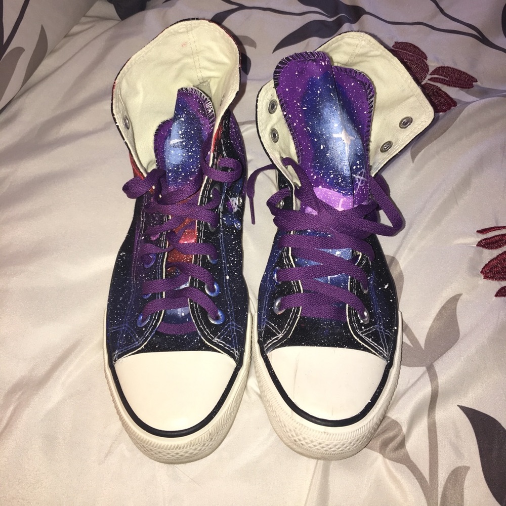 Converse Custom Made Size 8.5 Mens and 10 W