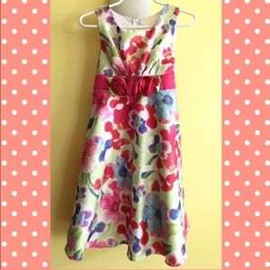 EUC Iris & Ivy Girl Floral Print Dress size 4