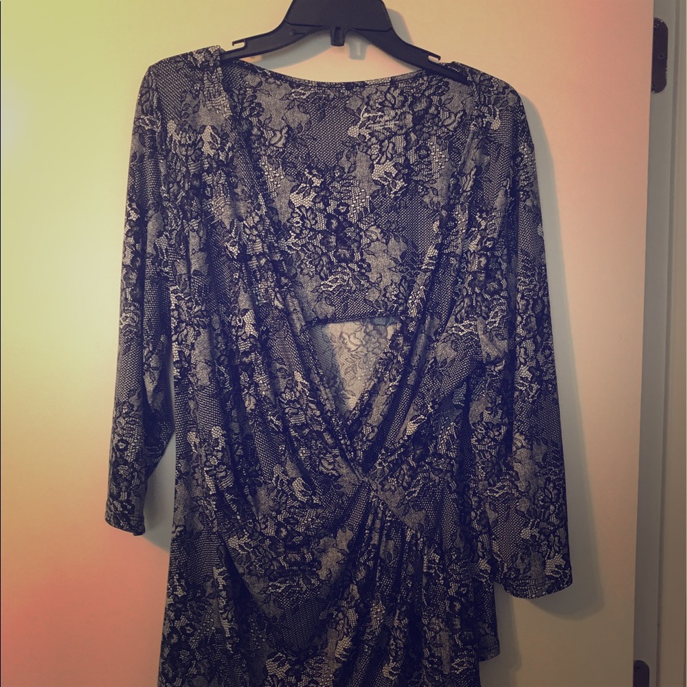 Lane Bryant Lace pattern top