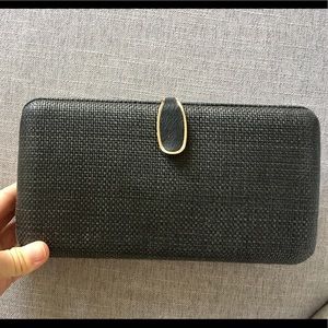Banana Republic wicker clutch