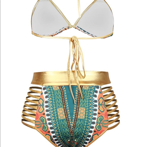 Brazilian olive green bikini - Picture 3 of 6