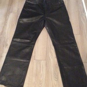 Men's 100% Gap Bootcut Leather pants