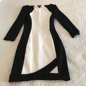 Black and white Bebe dress size xs