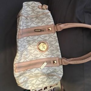 Mk white shoulder bag