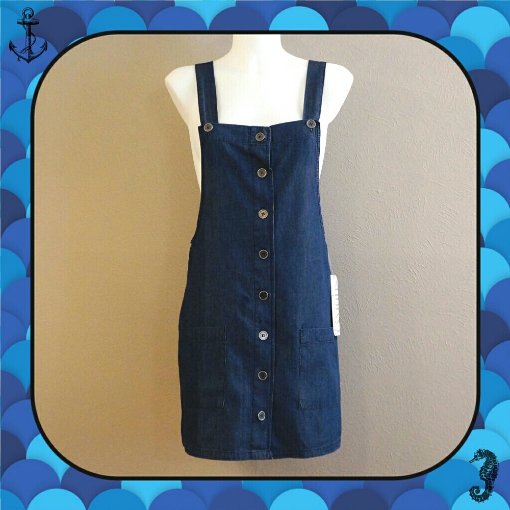 Denim Overall Dress