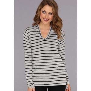 Shadow Heather TWO by Vince Camuto Lurex Hoodie