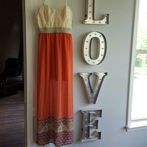 City triangle strapless dress