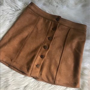 Forever 21 suede skirt