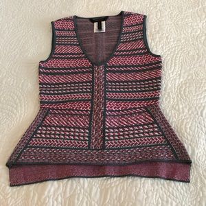 BCBGmaxazria sleeveless sweater top xs