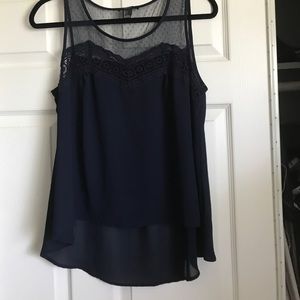 Sheer dress tank