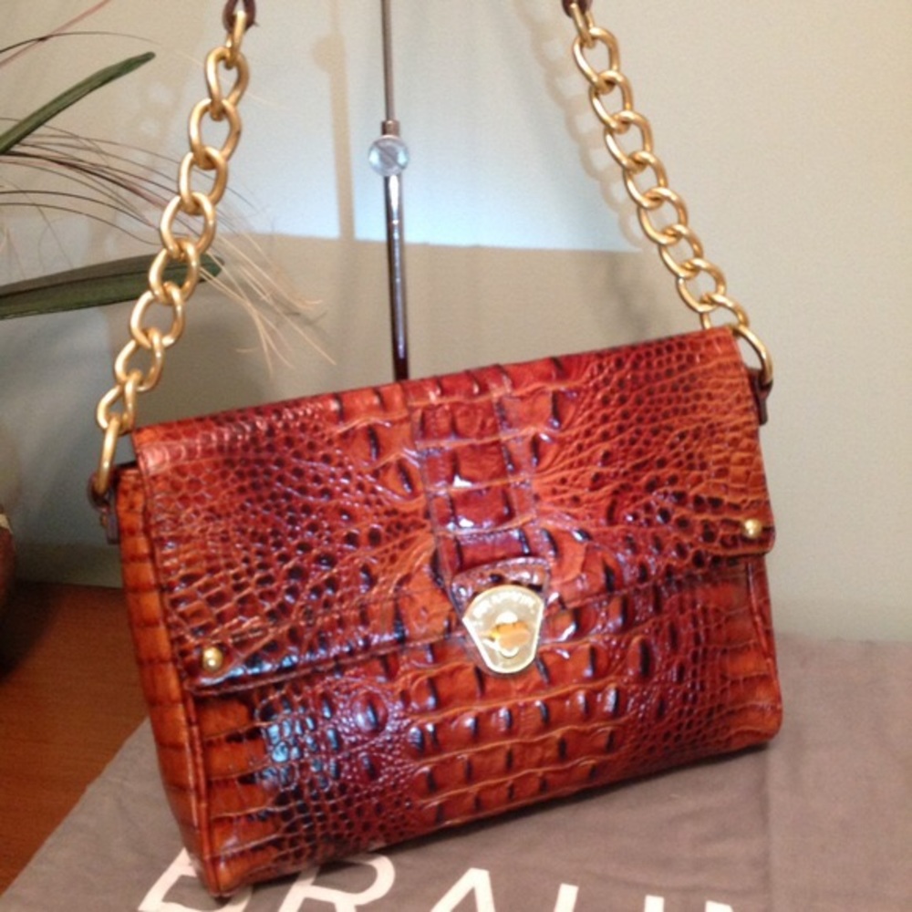 Brahmin handbag in Pecan Melbourne