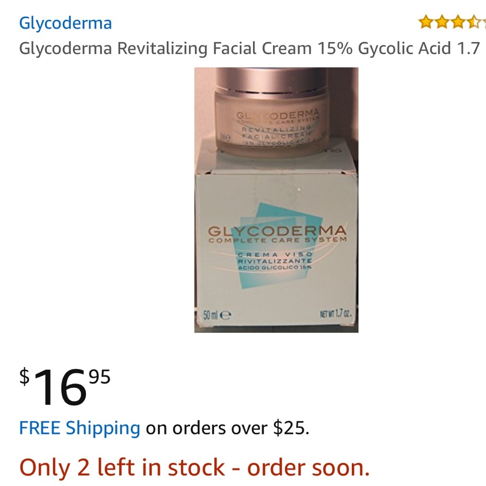 GLYCODERMA Revitalizing Facial Cream