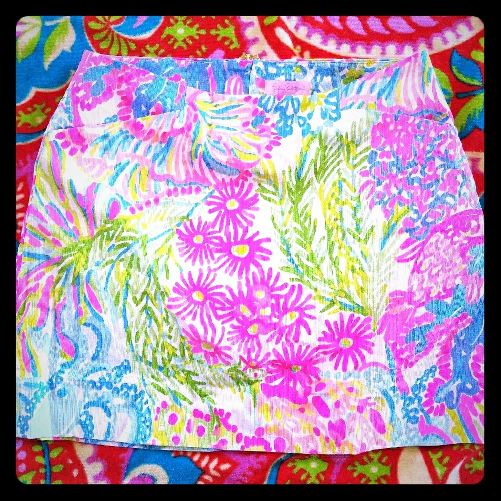 Lilly Pulitzer Marigold skirt size small