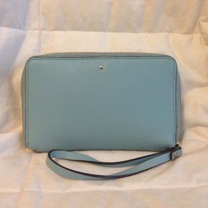 Light Blue Kate Spade Wristlet