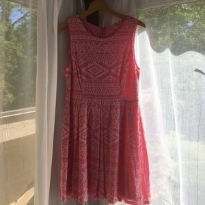 Pink and white Alter'd State Dress