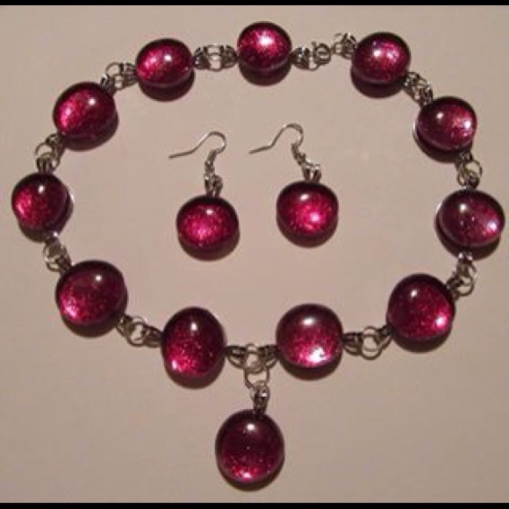 Earrings and Choker Set